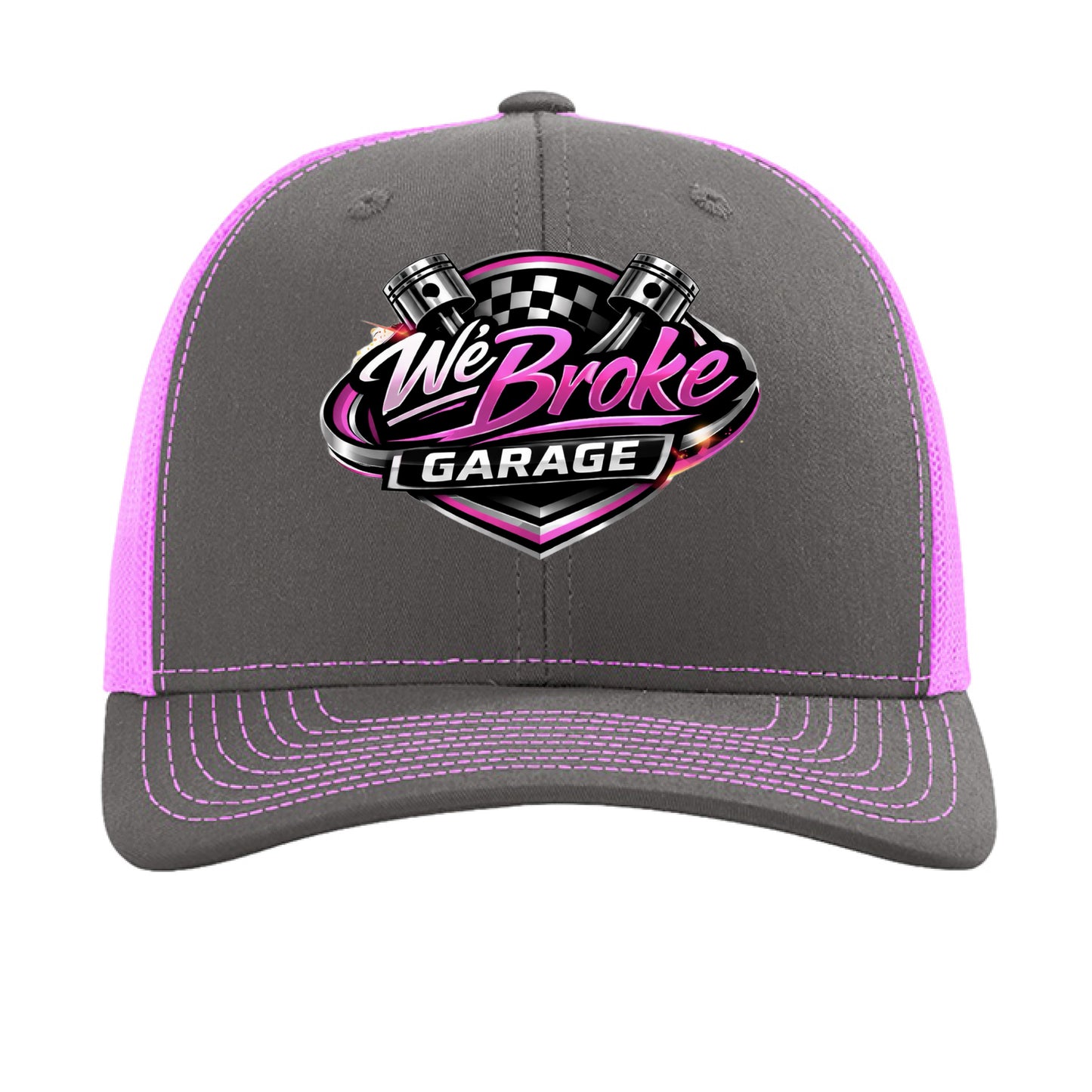 Charcoal/ Neon Pink - FRONT